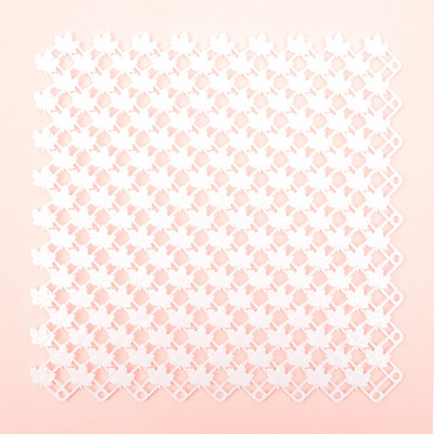 1 buc Covoraș de baie anti-alunecare în formă de frunze de arțar PVC din plastic covoraș de podea impermeabil pentru acasă, baie, duș, covoraș de baie 25 cm x 25 cm