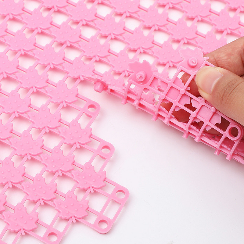 1tk Vannitoa libisemisvastane matt vahtralehe kuju PVC plastikust veekindel põrandamatt Kodu Vannituba Duširuum Vannimatt 25cmx25cm