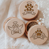 Wings Paw Print Lemmikloomade hambaravi mälestuskast kassi ja koera karvade hoiukarp Lemmikloomatoodete tarvikud Lemmikloomad kadunud mälestuseks kingitus sõbrale