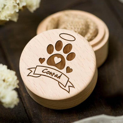 Wings Paw Print Lemmikloomade hambaravi mälestuskast kassi ja koera karvade hoiukarp Lemmikloomatoodete tarvikud Lemmikloomad kadunud mälestuseks kingitus sõbrale