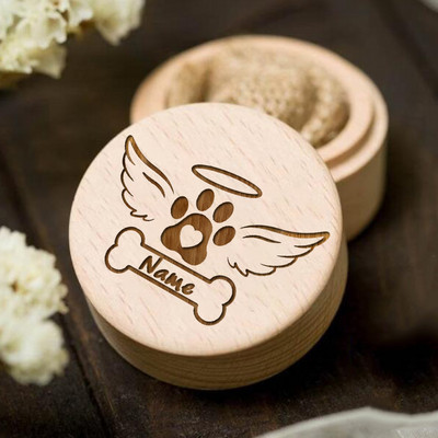 Wings Paw Print Lemmikloomade hambaravi mälestuskast kassi ja koera karvade hoiukarp Lemmikloomatoodete tarvikud Lemmikloomad kadunud mälestuseks kingitus sõbrale
