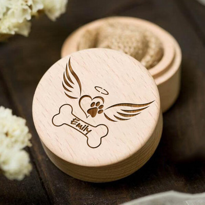 Wings Paw Print Lemmikloomade hambaravi mälestuskast kassi ja koera karvade hoiukarp Lemmikloomatoodete tarvikud Lemmikloomad kadunud mälestuseks kingitus sõbrale