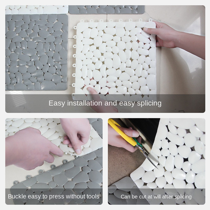 Vonios sujungimo neslidus kilimėlis Tualeto dušo kabina pilnai išskleistas grindų kilimėlis vonios tualetas vandeniui atsparus vandeniui atsparus kilimėlis nuo kritimo