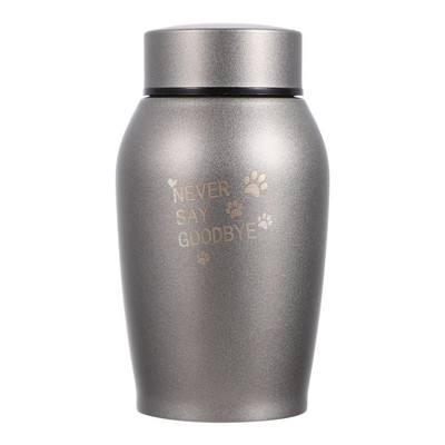 Urna Pepeo za kućne ljubimce Memorijal za kremiranje pasa Urne za uspomene Pogrebne kutije Metalni mali čelični pepeo Mačka od nehrđajućeg čelika Životinje Psi Mini lijes