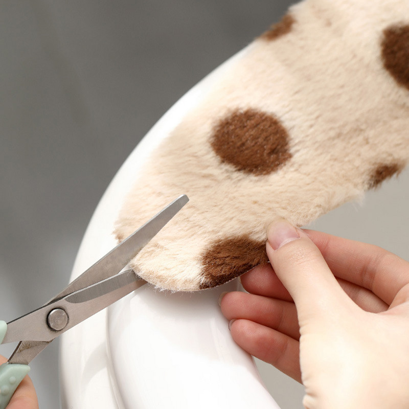 2 kom/set Zimska topla navlaka za WC sjedalo Closestool Mat Periva kupaonska galanterija Mekani jastuk za WC sjedalo od zečjeg krzna Univerzalni