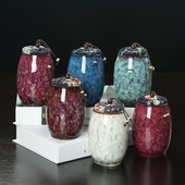 Pepeo kućnih ljubimaca Urna Keramika Pogrebne urne Ljudski kremirani držač pepela Pokop kod kuće u niši Kolumbarij Spomenik zen stilu života