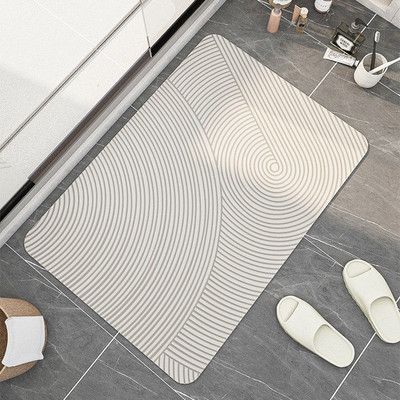 Super upijajuća prostirka za kupaonicu Neklizajuće geometrijske prostirke za kupaonicu Diatom brzo sušeći tepih za tuširanje Nordijska kuhinjska otirač tapis de bain