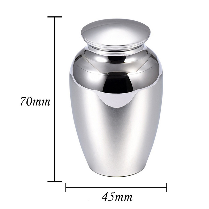 Badu.bg 70X45MM буркан за погребална пепел възпоменателна урна с ...