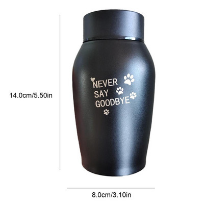 Raznobojne urne za pse od nehrđajućeg čelika, pas, mačka, ptica, miš, pepeo za kremiranje, zapečaćena urna za sprovod za pse, staklenka za suvenire za kućne ljubimce Novo