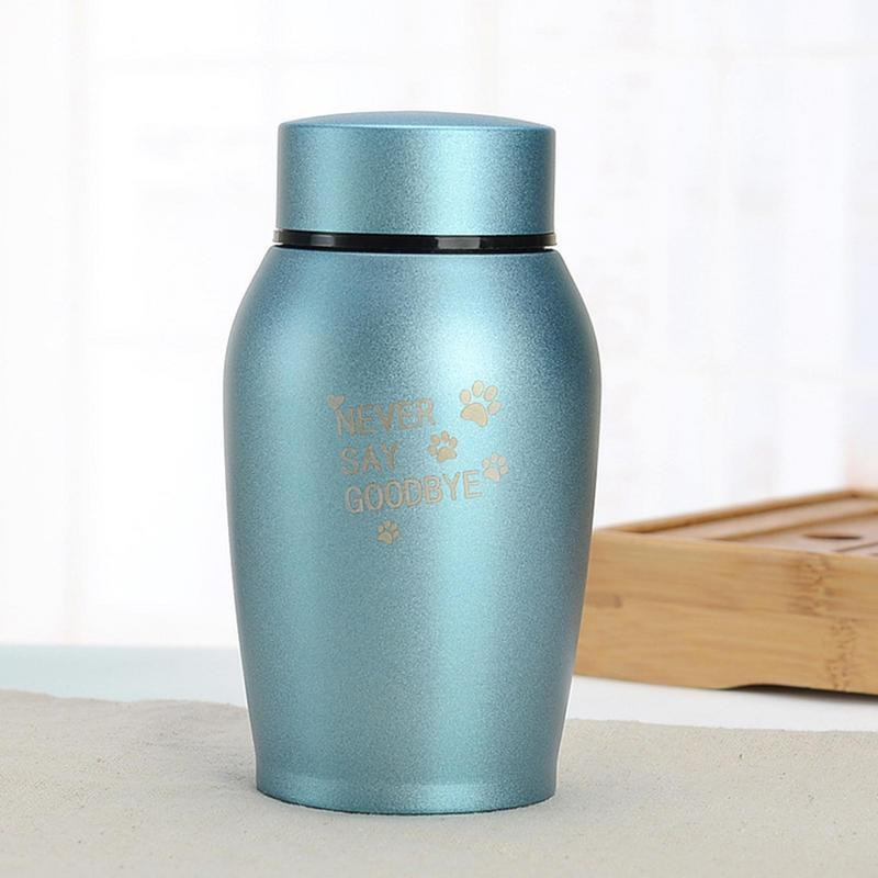Raznobojne urne za pse od nehrđajućeg čelika, pas, mačka, ptica, miš, pepeo za kremiranje, zapečaćena urna za sprovod za pse, staklenka za suvenire za kućne ljubimce Novo