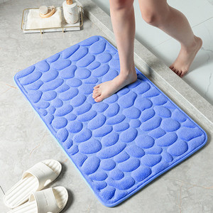 Acasă Cobblestone Embossed Covor Covor Covor Baie Simplu Absorbant De Vânt Covoraș pentru Picior Baie Covor Antiderapant Covoraș.