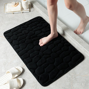 Acasă Cobblestone Embossed Covor Covor Covor Baie Simplu Absorbant De Vânt Covoraș pentru Picior Baie Covor Antiderapant Covoraș.