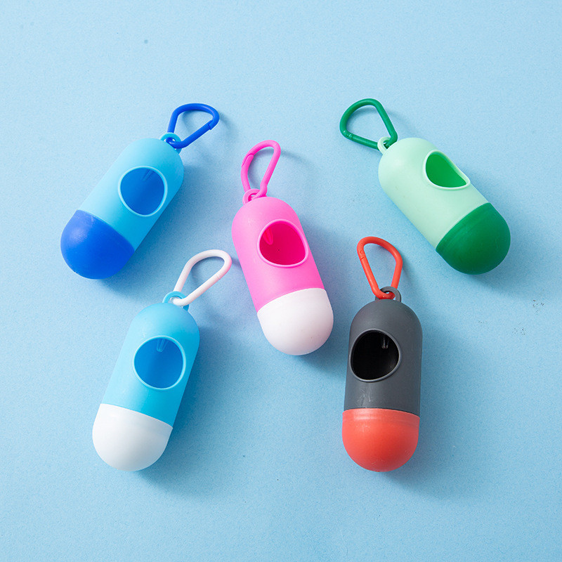 Nova vrećica za izmet kućnih ljubimaca za držač vrećice za pseći izmet, držač za plastične vrećice za smeće, torbica za nošenje Bullet Vreće za izmet kućnih ljubimaca