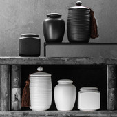 Keramikas mājdzīvnieku piemiņas suņu kaķu putnu urnas melnbaltas bēru urnas cilvēku konteiners pelnu kremēšanai mazo dzīvnieku kolumbārijs