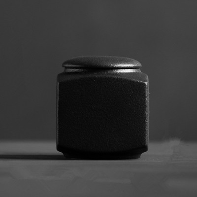 Keramikas mājdzīvnieku piemiņas suņu kaķu putnu urnas melnbaltas bēru urnas cilvēku konteiners pelnu kremēšanai mazo dzīvnieku kolumbārijs