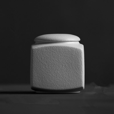 Keramikas mājdzīvnieku piemiņas suņu kaķu putnu urnas melnbaltas bēru urnas cilvēku konteiners pelnu kremēšanai mazo dzīvnieku kolumbārijs