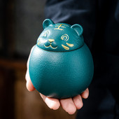 200 ML Keramika Urna za pepeo Spomenik za kremiranje ljudi Držač pepela Kućni ljubimac Pogrebni kovčeg za uspomene Pokop kod kuće