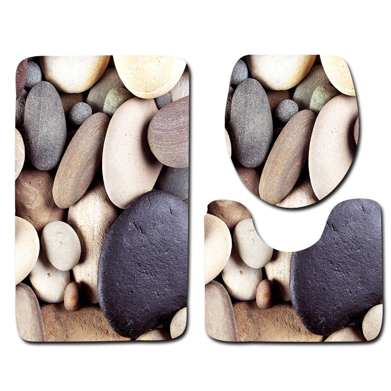 Besplatna dostava od 3 komada Shells Ocean prostirke za kupaonicu Protuklizni set kupaonskih prostirki Tapete Banheiro periva kupaonska toaletna prostirka Alfombra Bano