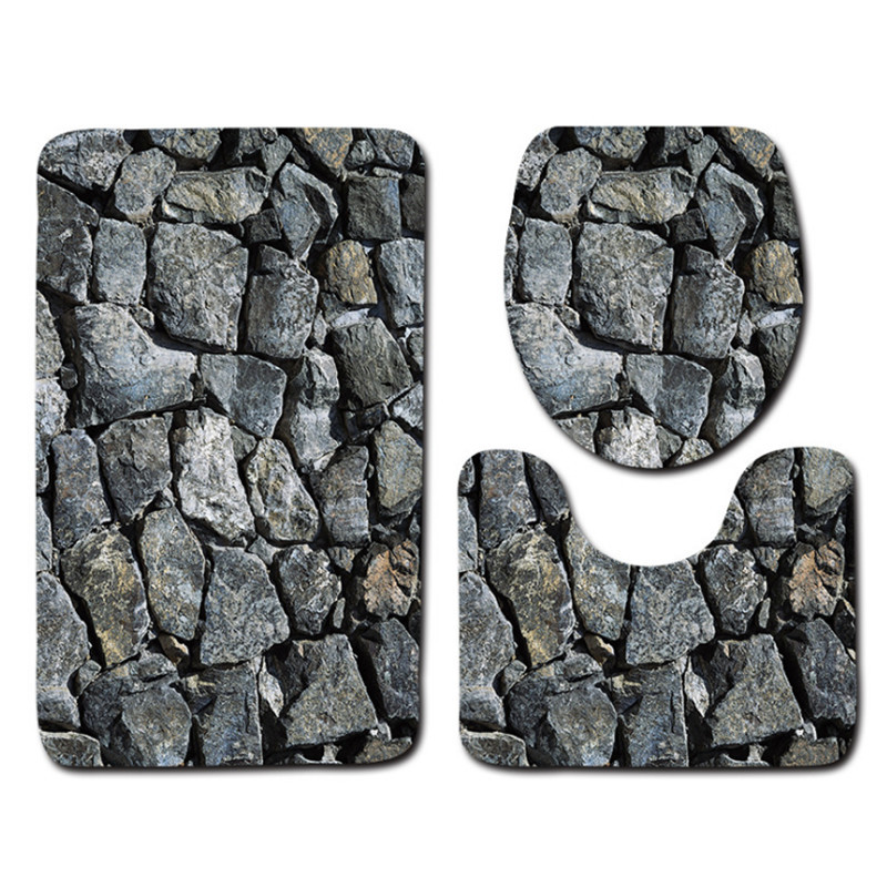 Besplatna dostava od 3 komada Shells Ocean prostirke za kupaonicu Protuklizni set kupaonskih prostirki Tapete Banheiro periva kupaonska toaletna prostirka Alfombra Bano