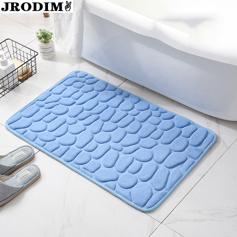 Kaldrma Reljefna kupaonska prostirka za kupaonicu Neklizajući tepisi Pod kupaonice za spavaću sobu WC Kadica za kadu Podloga od memorijske pjene Kupaonski dodaci