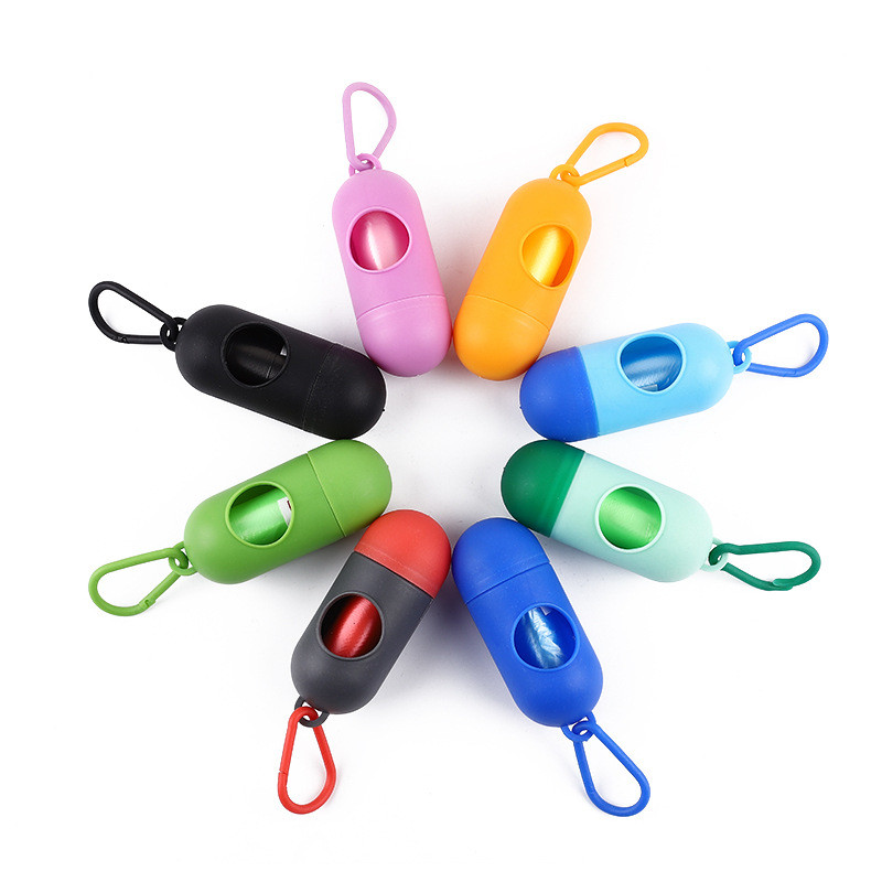 Dozator vrećica za kućne izmet za pseći izmet Držač vrećica za plastične vrećice za smeće Torbica za nošenje Pet ljubimac 15 kom Vrećice za izmet