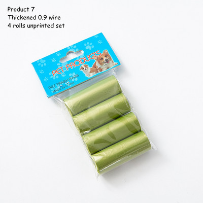 15 vrećica/rola Vreća za izmet psa, mačke, sakupljač, pokupiti kućne ljubimce, razgradiva vreća za smeće, praktična čista vreća za otpad, potrepštine za kućne ljubimce na otvorenom