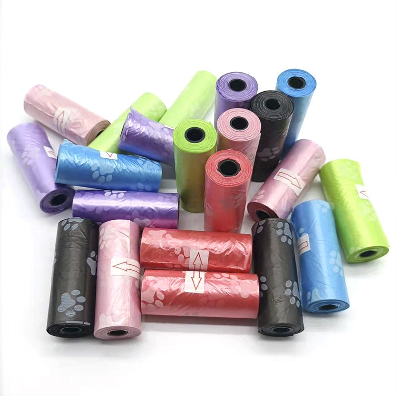 15 vrećica/rola Vreća za izmet psa, mačke, sakupljač, pokupiti kućne ljubimce, razgradiva vreća za smeće, praktična čista vreća za otpad, potrepštine za kućne ljubimce na otvorenom