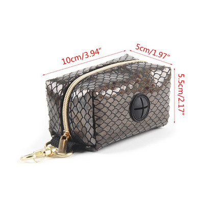 Drop dostava Vanjski Pokretni držač za biorazgradive vrećice za pseće izmet PU torbica za kućne ljubimce, štene, mačke, držač za vrećice za izmet, pribor za kućne ljubimce