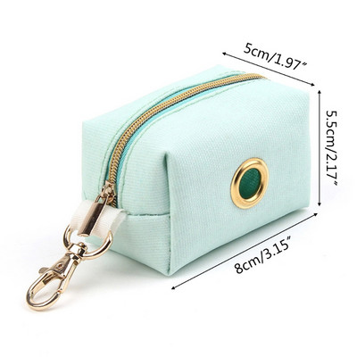 Drop dostava Vanjski Pokretni držač za biorazgradive vrećice za pseće izmet PU torbica za kućne ljubimce, štene, mačke, držač za vrećice za izmet, pribor za kućne ljubimce