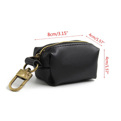 Drop dostava Vanjski Pokretni držač za biorazgradive vrećice za pseće izmet PU torbica za kućne ljubimce, štene, mačke, držač za vrećice za izmet, pribor za kućne ljubimce