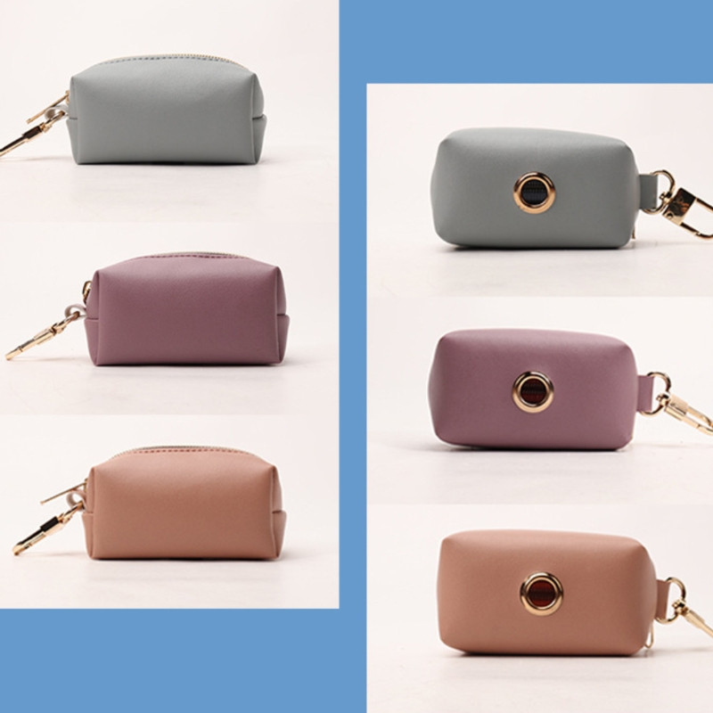 Drop dostava Vanjski Pokretni držač za biorazgradive vrećice za pseće izmet PU torbica za kućne ljubimce, štene, mačke, držač za vrećice za izmet, pribor za kućne ljubimce