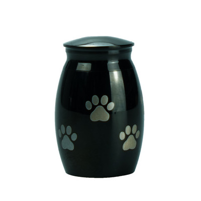 Urne za kućne ljubimce Kutija otporna na vlagu Urna s otiscima životinjskih šapa od nehrđajućeg čelika Spomenik kućnim ljubimcima Lijes Suveniri za kućne ljubimce
