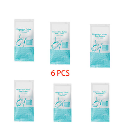 Vienreizējās lietošanas tualetes paliktnis 100% ūdensnecaurlaidīgs, drošība ceļojumi/kempingi Vannas istabas piederumi Paklājiņš Pārnēsājams tīrs tualetes vāks Tualetes sīkrīki