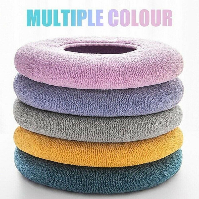 1vnt žieminis šiltas tualeto sėdynės užvalkalas Closestool kilimėlis, plaunamas mezgimo užvalkalas Bidė grynas O formos padas Minkštas vonios kambario priedai C O0L0