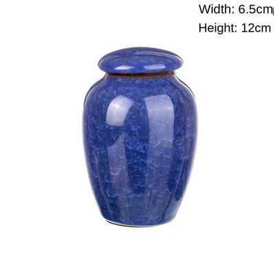 Urna za male kućne ljubimce Ptice Pas Urne za kućne ljubimce Kremiranje Lijesovi za kućne ljubimce Pogrebna vaza Kremiranje mačaka Pepeo za ljudski pepeo Ručno oslikana keramika