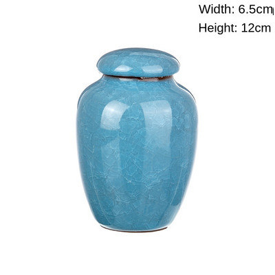 Urna za male kućne ljubimce Ptice Pas Urne za kućne ljubimce Kremiranje Lijesovi za kućne ljubimce Pogrebna vaza Kremiranje mačaka Pepeo za ljudski pepeo Ručno oslikana keramika