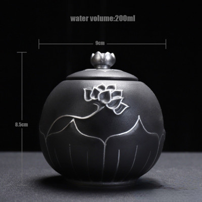 Keramikas urnas Pelni Melno pelnu Urna Aizzīmogota Kremēšana Apbedīšana Piemiņa cilvēka mājdzīvniekam Memoriāls Piemērots Mājas Kamīni Apbedījums