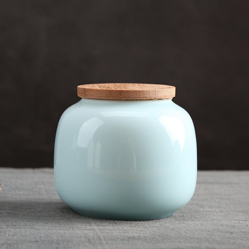 Vienkārša keramikas mājdzīvnieku urna japāņu stila suņu un kaķu mājdzīvnieku suvenīri augstas kvalitātes porcelāna māla lolojumdzīvnieku urna pelniem