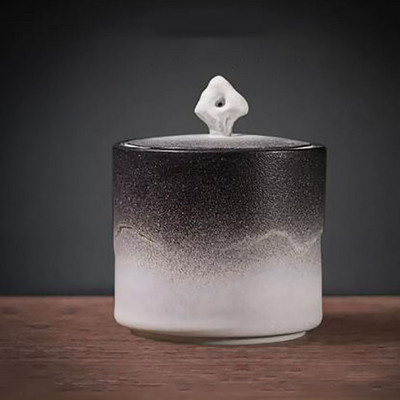 Mājdzīvnieku urna Personalizēta ar rokām darināta urna suņiem Liela kaķa formas urna kaķu pelniem Pelnu kremācijas bēru urna pelniem Kaķu piemiņas zīmes