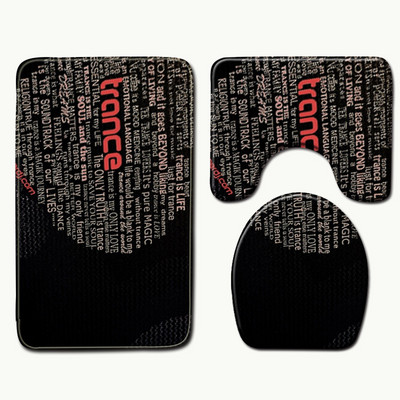 Zeegle prostirke za WC Kupaonski set tepiha Flanel prostirke za kupaonicu Navlaka za WC sjedalo kupaonice Prostirke za tuširanje Protuklizne prostirke za kupaonicu