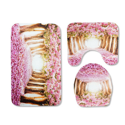 Zeegle krāsains vannas istabas paklājs Neslīdošs paklājs vannas istabai vannas paklāji absorbējoši vannas istabas grīdas paklāji tualetes paklāji dušas istabas paklājiņi