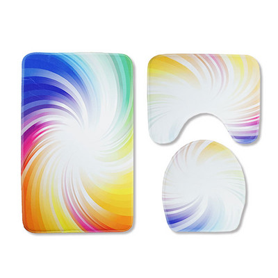 Zeegle krāsains vannas istabas paklājs Neslīdošs paklājs vannas istabai vannas paklāji absorbējoši vannas istabas grīdas paklāji tualetes paklāji dušas istabas paklājiņi