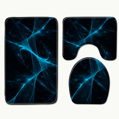 Zeegle tualetes paklāji, bieza flaneļa vannas paklājiņa komplekts vannas istabas paklāji, absorbējoši tualetes istabas grīdas paklāji, neslīdoši vannas paklājiņi