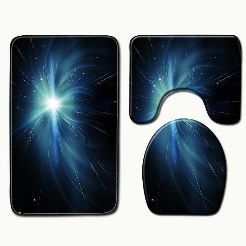 Zeegle tualetes paklāji, bieza flaneļa vannas paklājiņa komplekts vannas istabas paklāji, absorbējoši tualetes istabas grīdas paklāji, neslīdoši vannas paklājiņi