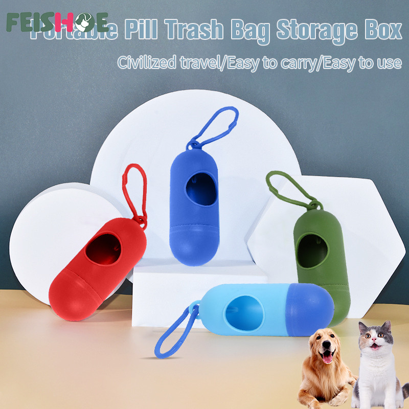 Prijenosna torbica za vreće za otpatke kućnih ljubimaca, torbica za vreće za pseći izmet, torbica za vreće za smeće, vanjska kutija za skladištenje smeća