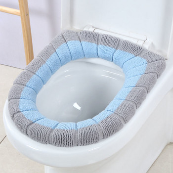 Κάλυμμα καθίσματος τουαλέτας Χειμερινό Ζεστό Πλέσιμο Χαλάκι Τουαλέτας Μαλακό Άνετο Χαλάκι Κοντινό Σκαμπό με καλή ελαστικότητα Αξεσουάρ τουαλέτας