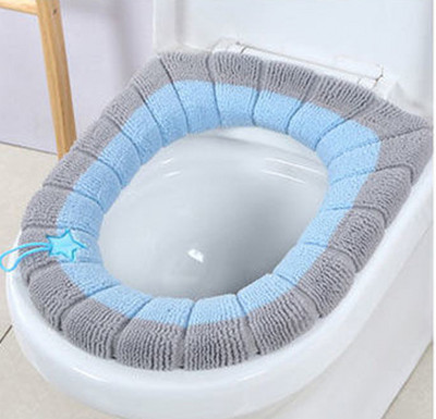Husă pentru scaun de toaletă Covoraș de toaletă lavabil, lavabil, iarnă, moale, confortabil, pentru scaun, cu elasticitate bună Accesorii pentru toaletă