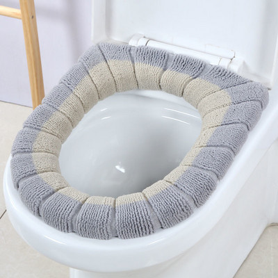 WC-ülés huzat Téli melegen mosható WC-szőnyeg Puha, kényelmes, jó rugalmasságú WC-szőnyeg WC-tartozékok