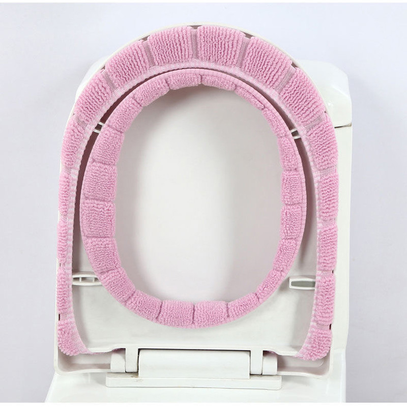 Tualeto sėdynės užvalkalas žiemai, šiltai plaunamas tualeto kilimėlis Minkštas, patogus ir elastingas tualeto kilimėlis Tualeto priedai