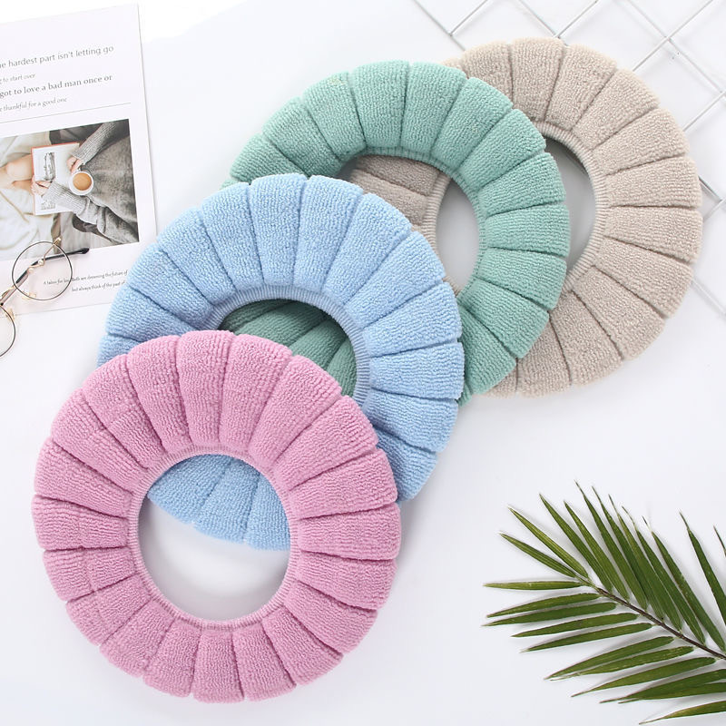 Tualeto sėdynės užvalkalas žiemai, šiltai plaunamas tualeto kilimėlis Minkštas, patogus ir elastingas tualeto kilimėlis Tualeto priedai